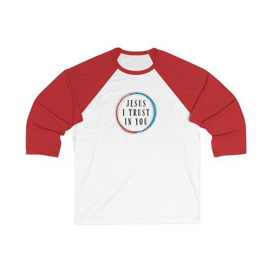 Jesus I Trust In You Baseball Tee