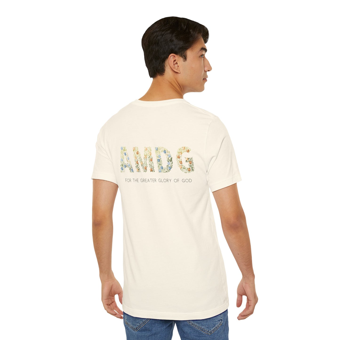 AMDG Floral T-Shirt