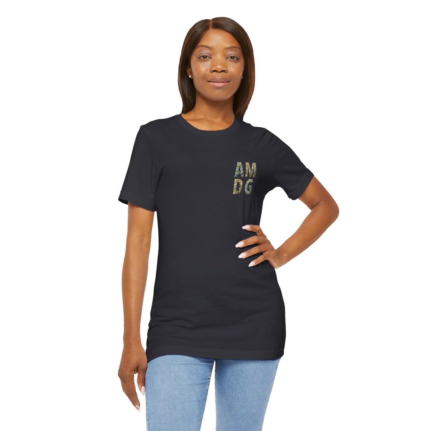 AMDG Floral T-Shirt