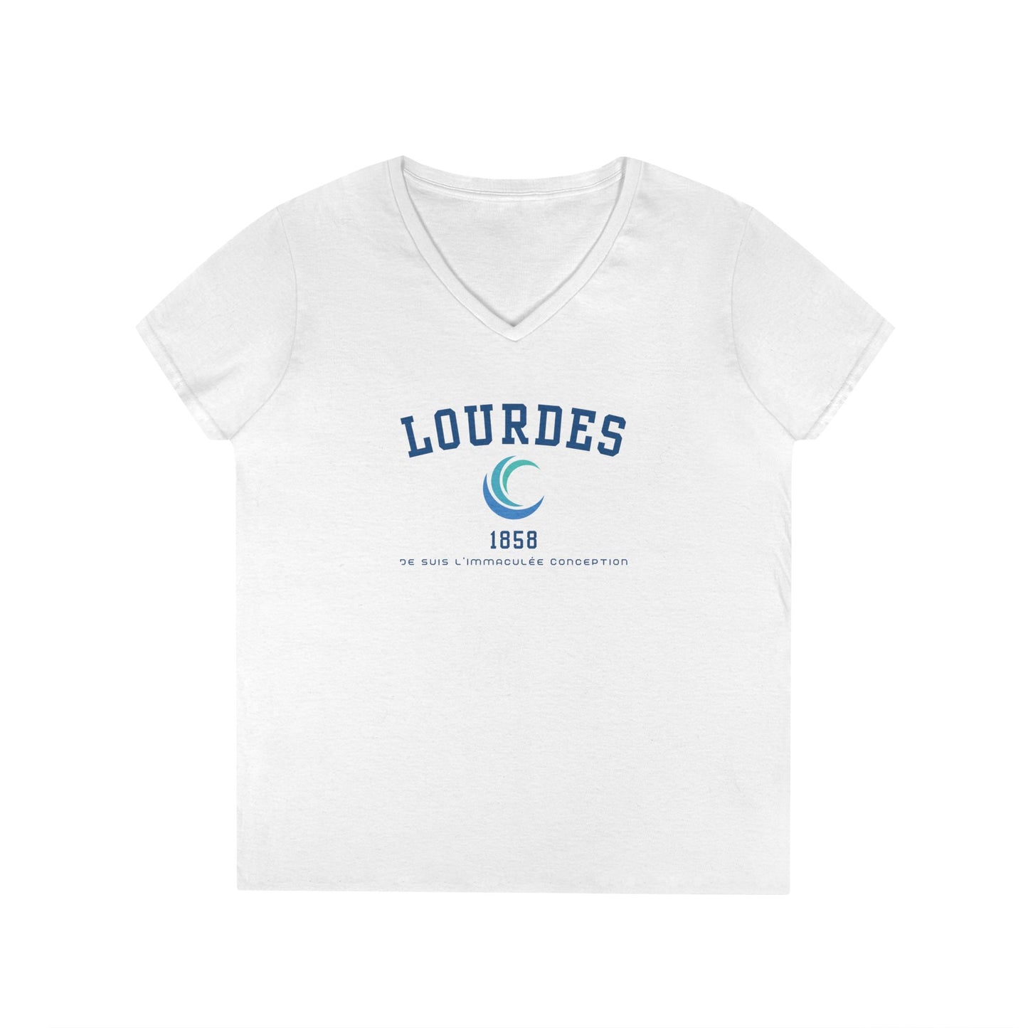 Lourdes Ladies' V-Neck T-Shirt