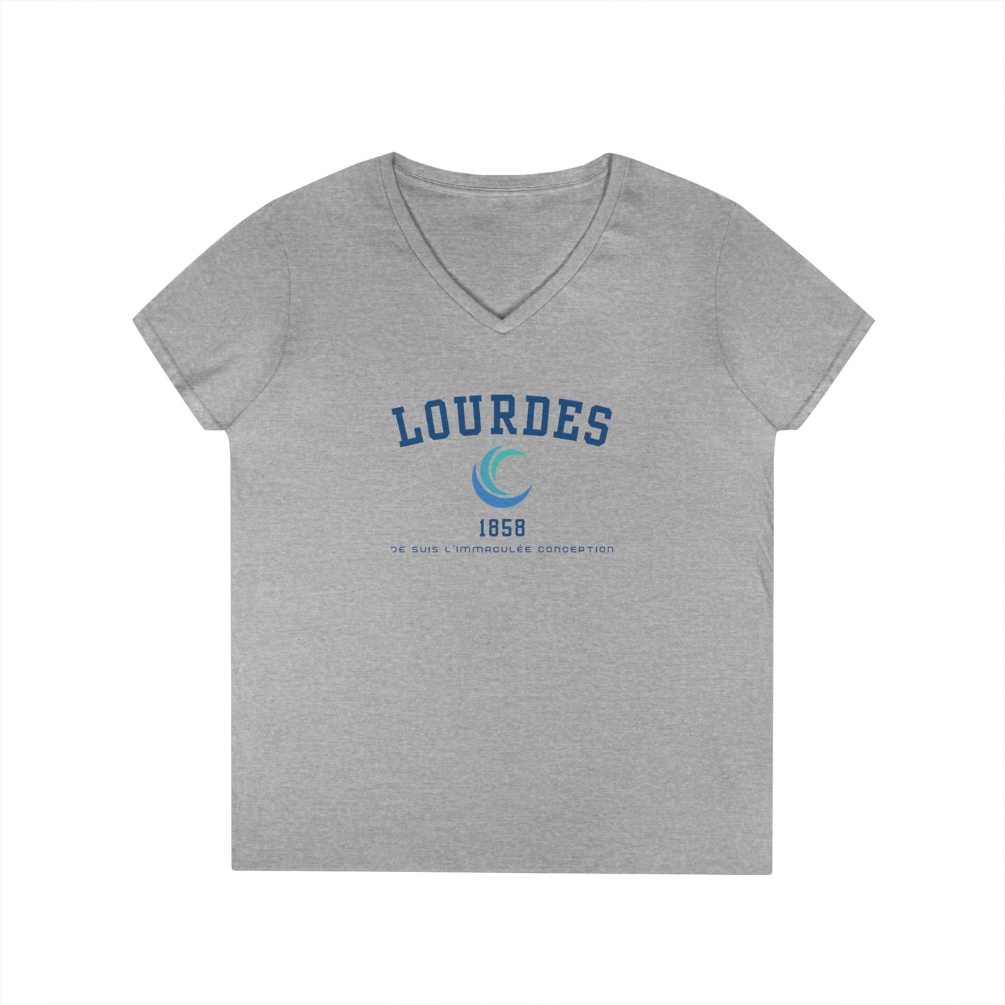 Lourdes Ladies' V-Neck T-Shirt