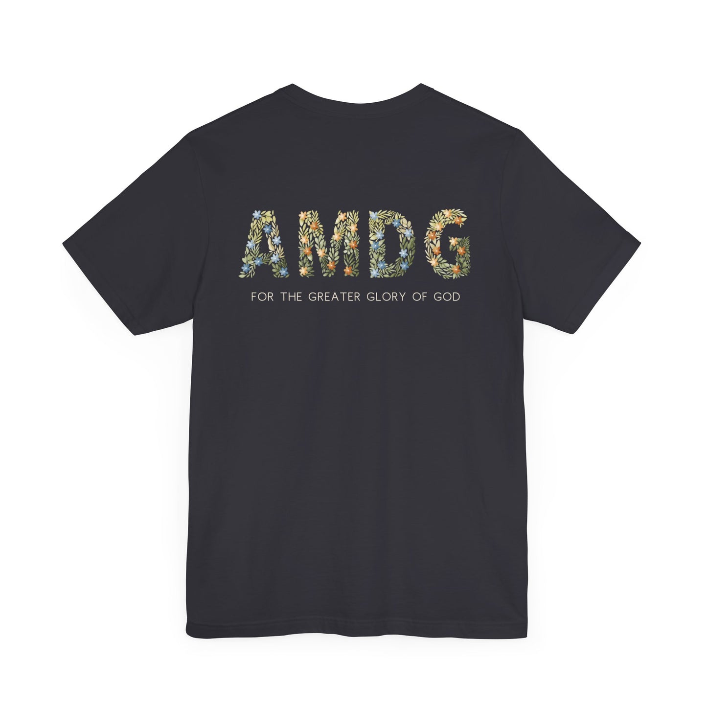 AMDG Floral T-Shirt