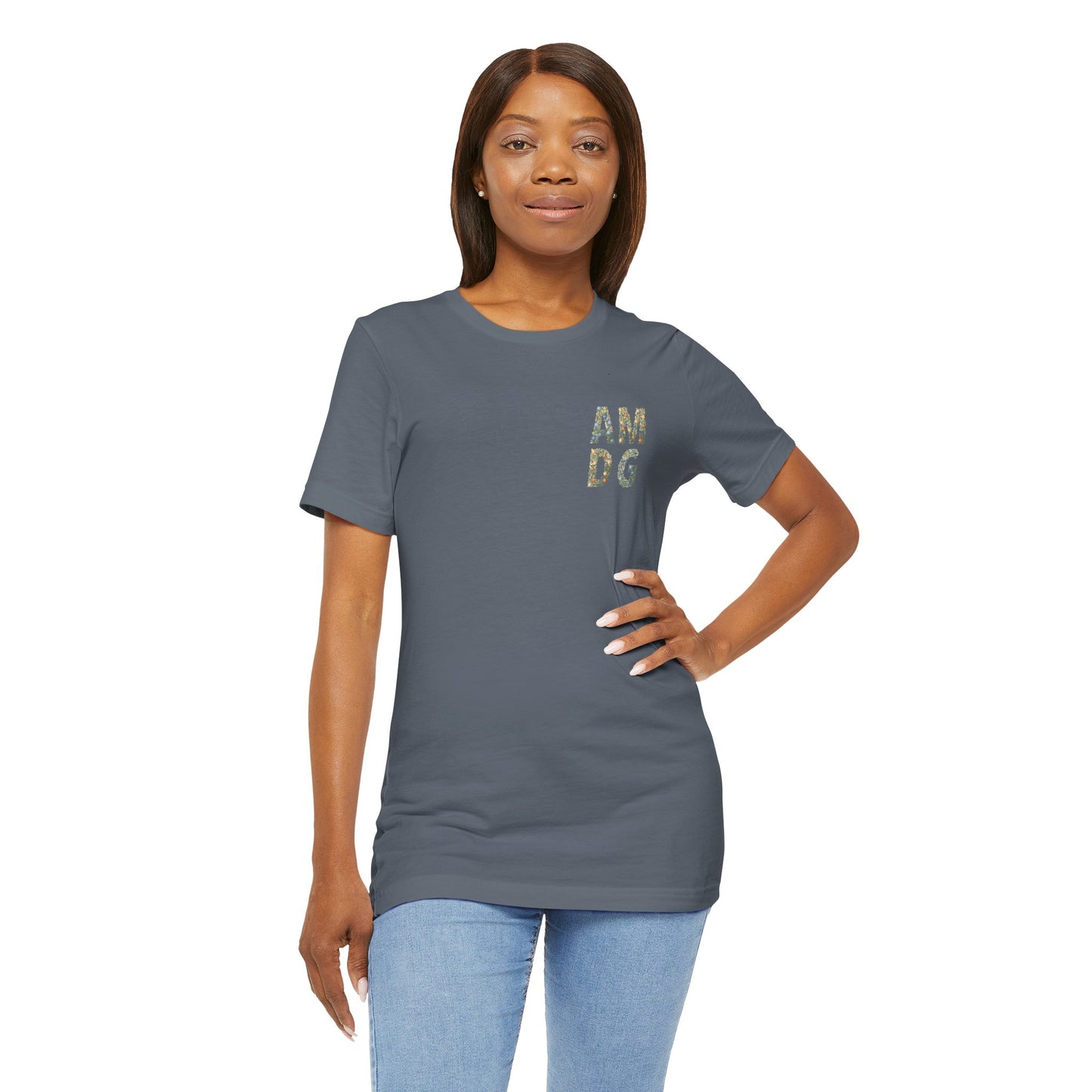 AMDG Floral T-Shirt