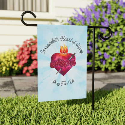 Immaculate Heart of Mary Garden Flag