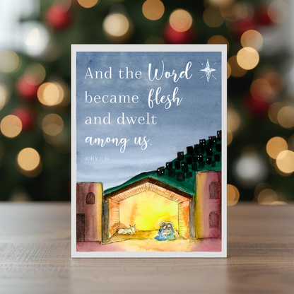 Christmas Cards - And the Word Became Flesh