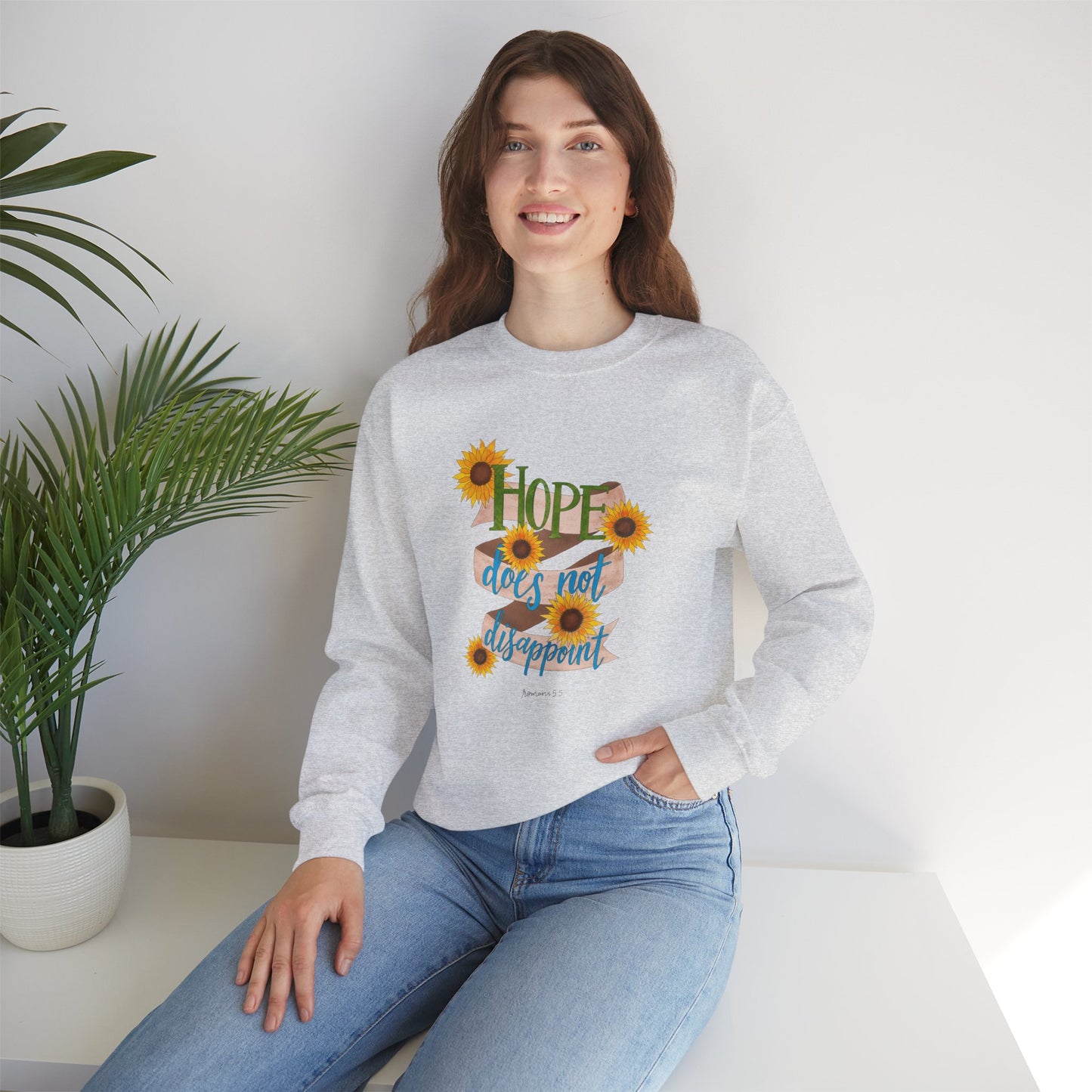 Hope Does Not Disappoint Crewneck Sweatshirt