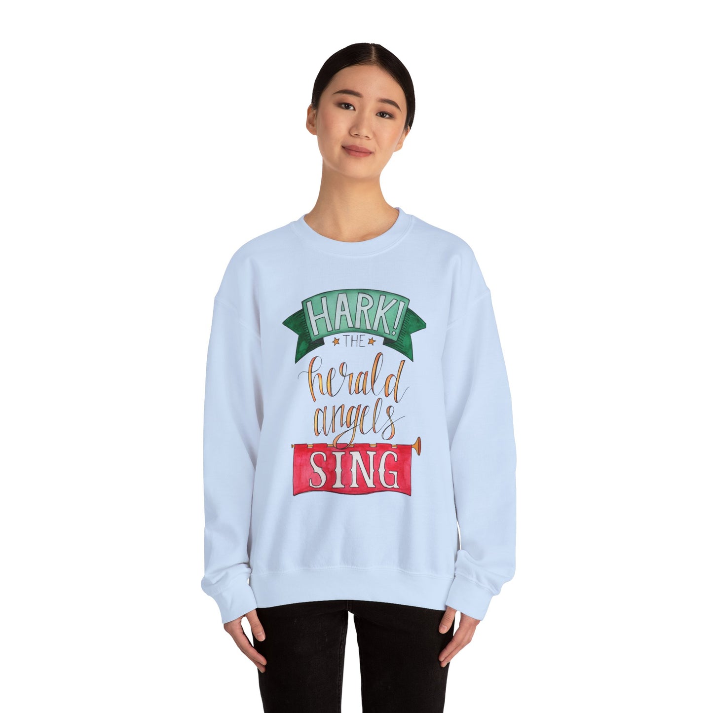 Hark the Herald Angels Sing - Unisex Heavy Blend™ Crewneck Sweatshirt