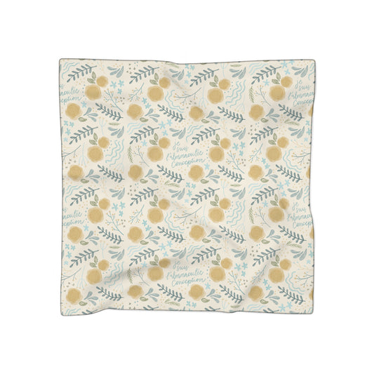 Lourdes Print Poly Scarf