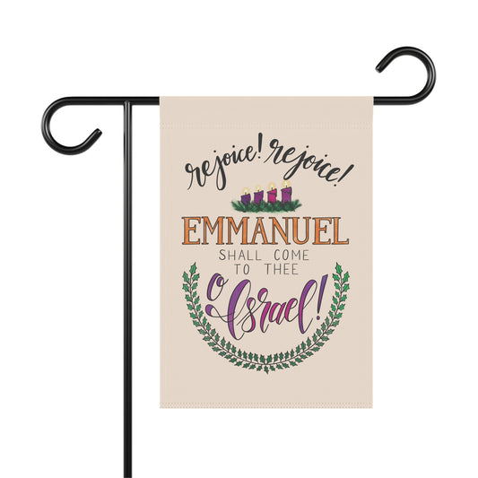 Advent Garden Flag: Emmanuel