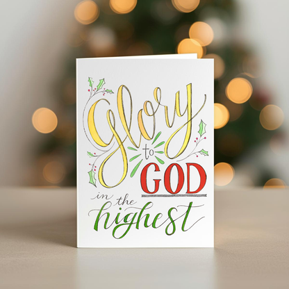Christmas Cards - Glory to God in the Highest