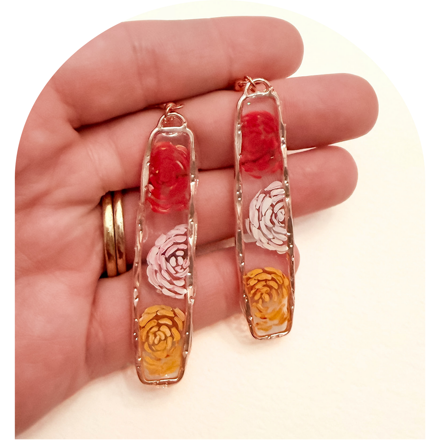 Earrings - Mystical Rose