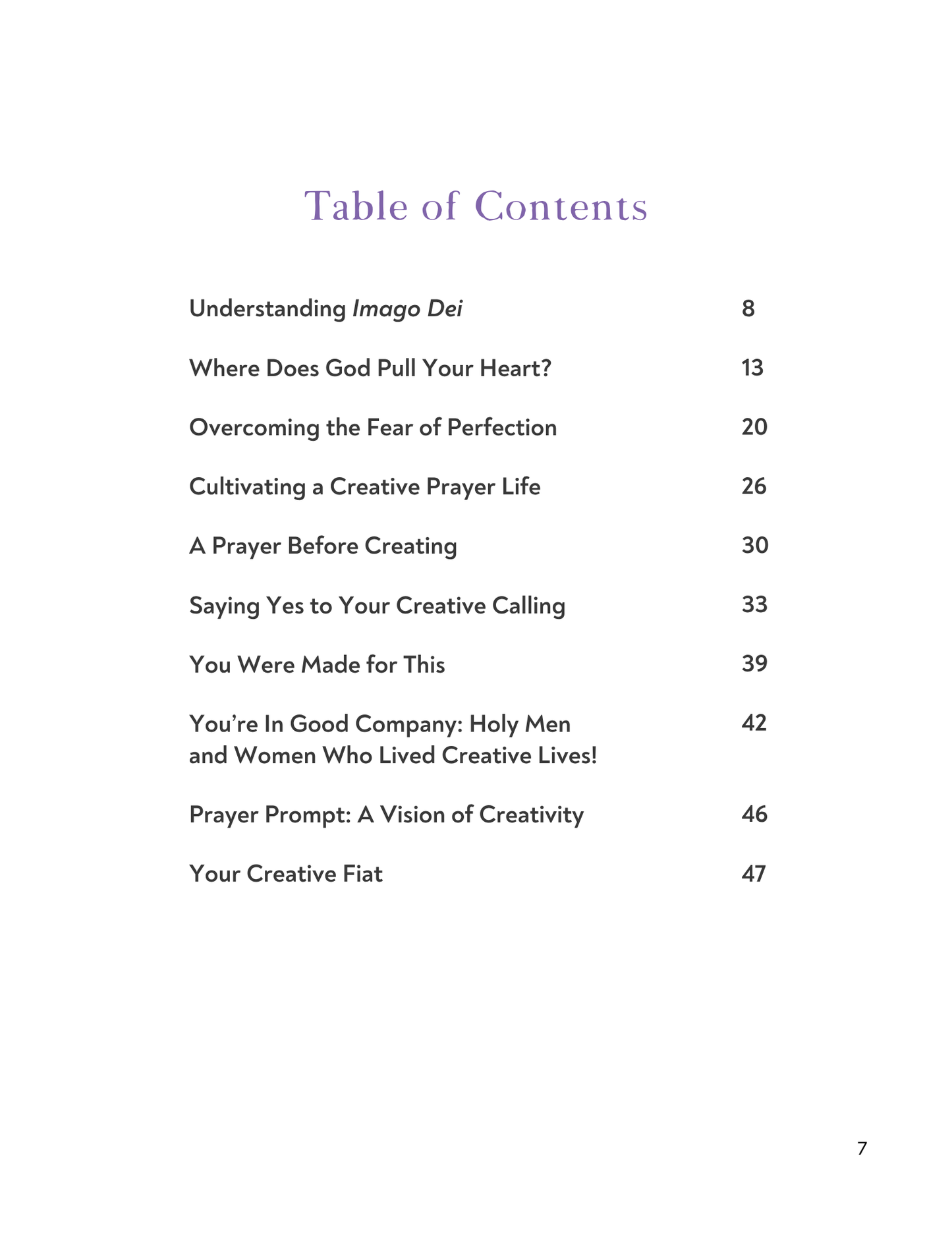 Imago Dei: Created to Create