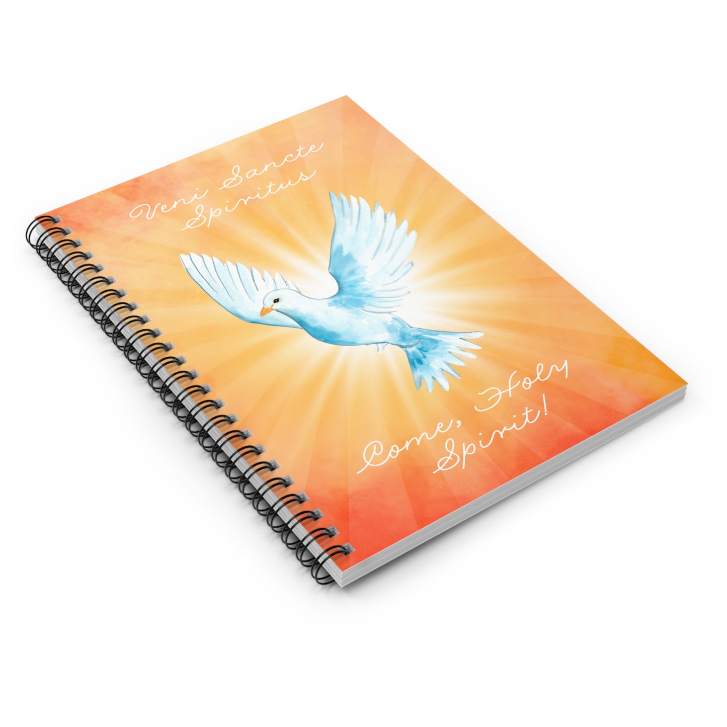 Come Holy Spirit - Ruled Line Spiral Notebook