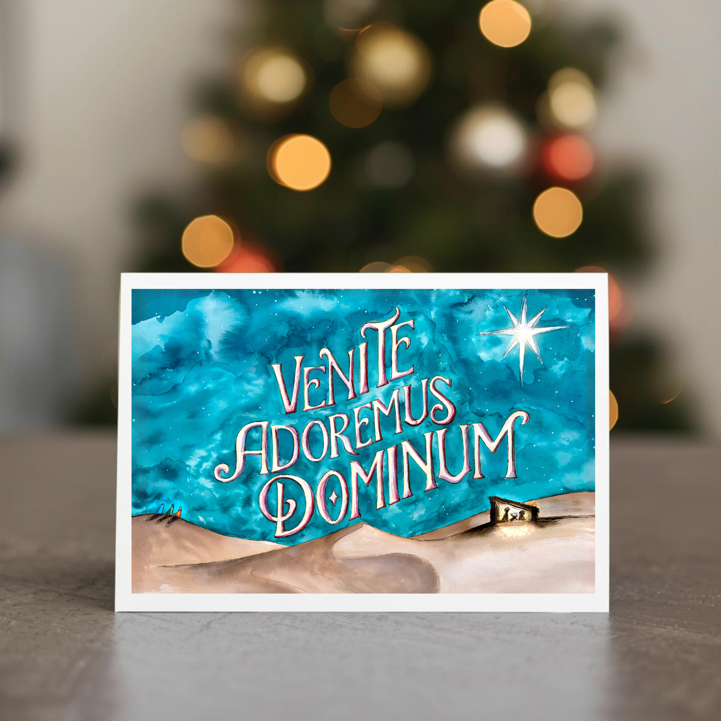Christmas Cards - Venite Adoremus Dominum