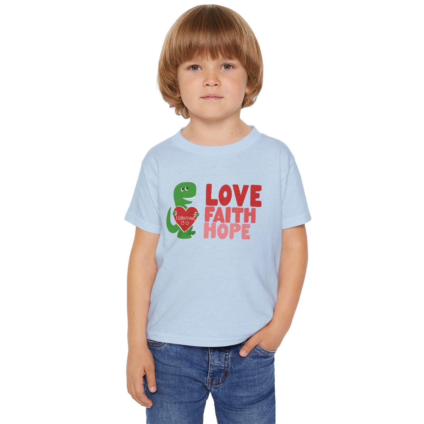 1 Corinthians Dino Toddler T-shirt