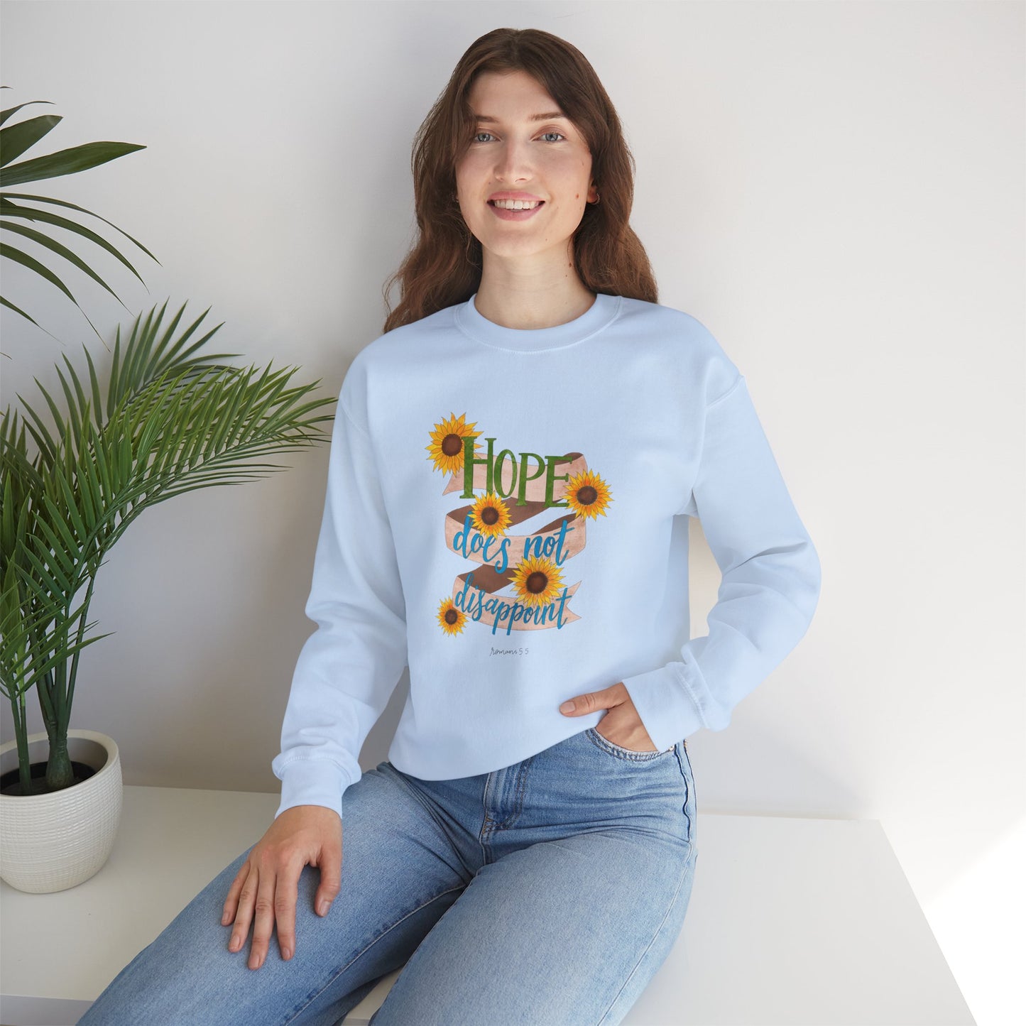 Hope Does Not Disappoint Crewneck Sweatshirt