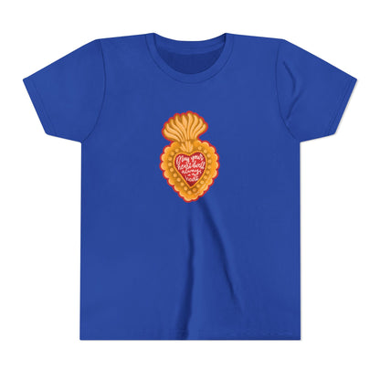 May Your Heart Dwell Always In My Heart Youth Short Sleeve Tee