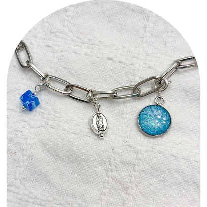 Charm Set - Our Lady of Lourdes (Gold or Silver)