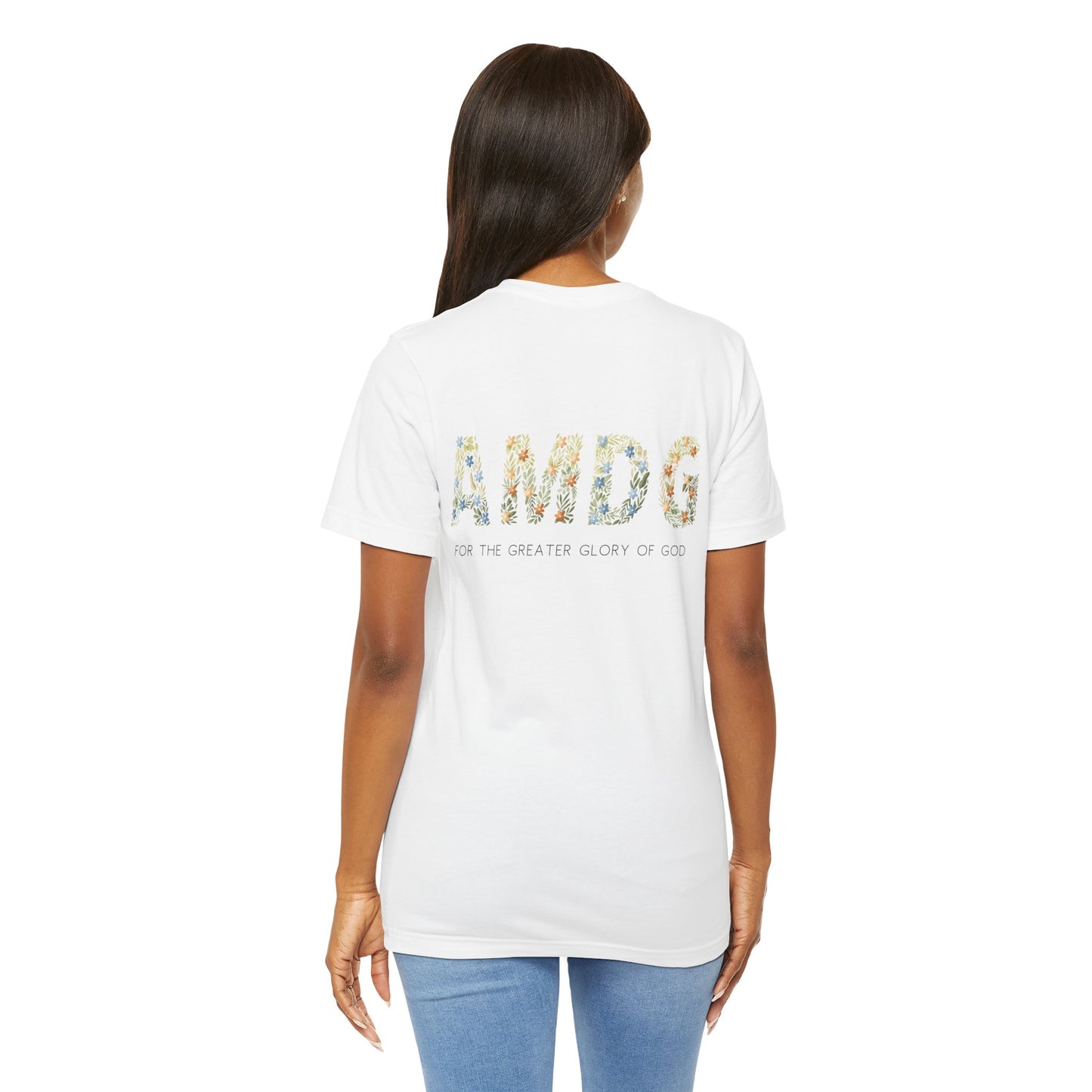 AMDG Floral T-Shirt