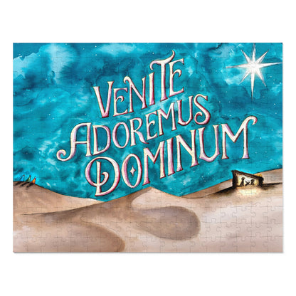Venite Adoremus Dominum Jigsaw Puzzle with Tin