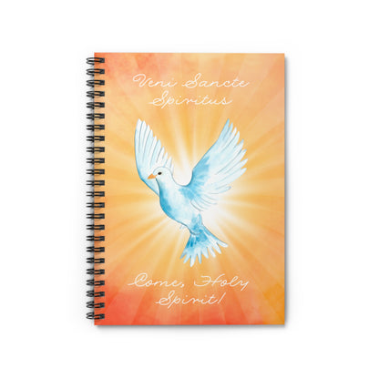 Come Holy Spirit - Ruled Line Spiral Notebook