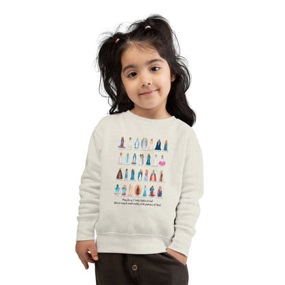Titles of Mary Toddler Sweatshirt