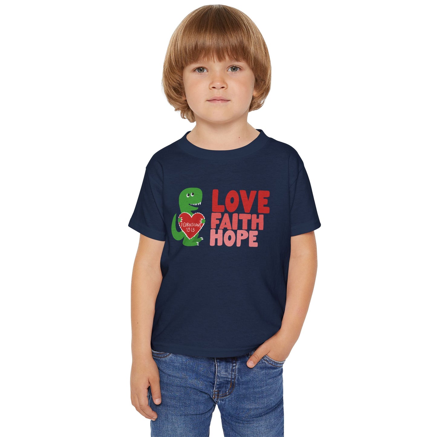 1 Corinthians Dino Toddler T-shirt