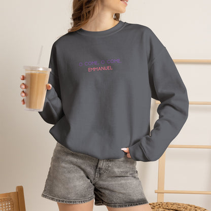 “Come, O Come Emmanuel” Advent Sweatshirt