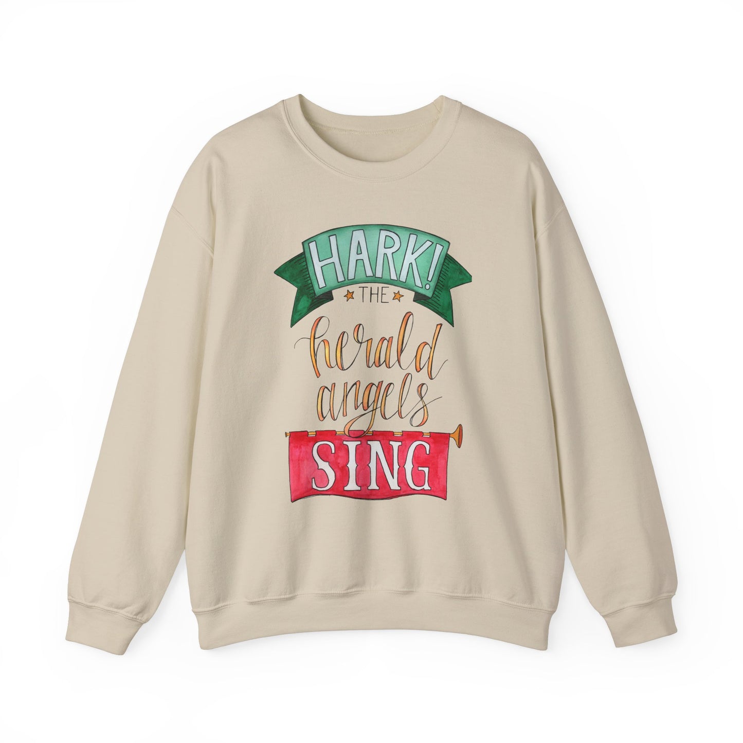 Hark the Herald Angels Sing - Unisex Heavy Blend™ Crewneck Sweatshirt