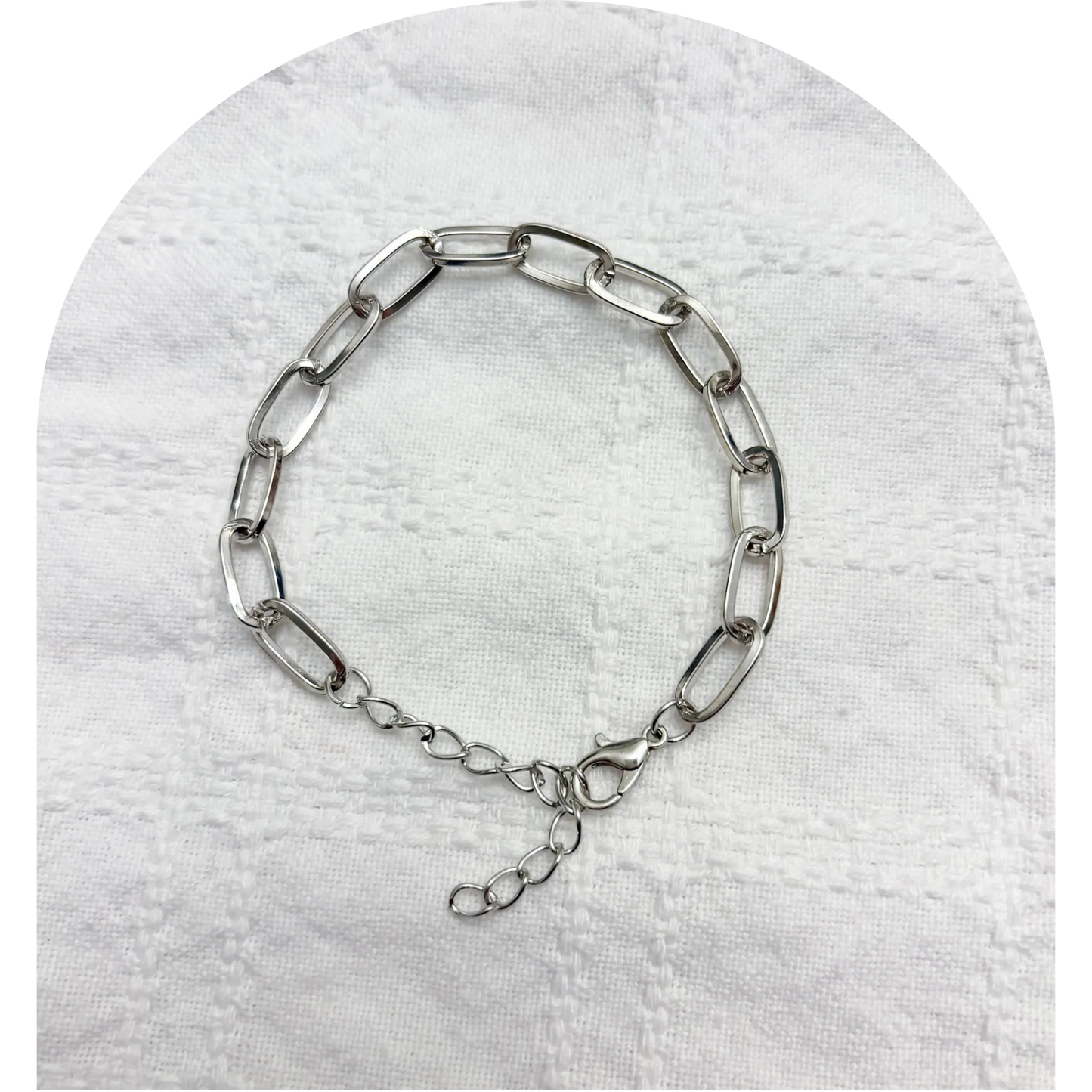 Charm Bracelet Base - Gold or Silver Toned