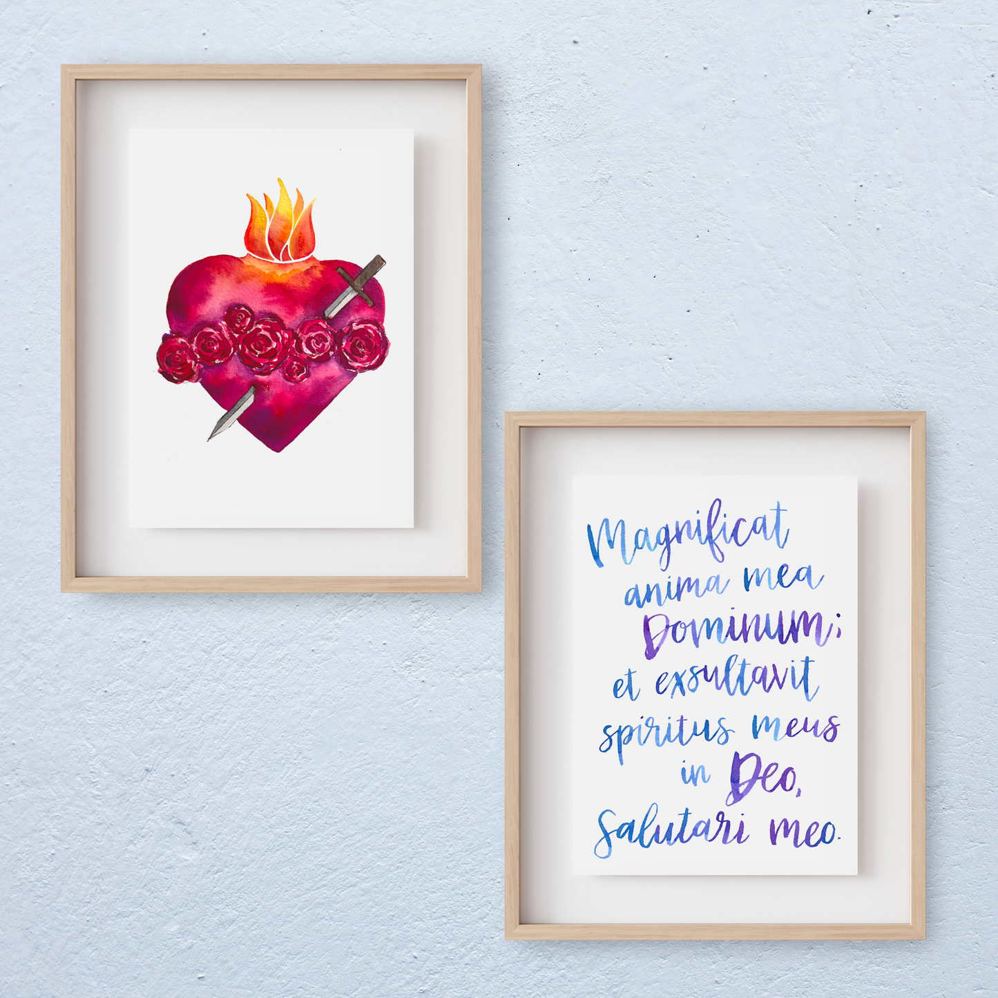 Featured Art Prints - Immaculate Heart of Mary & the Magnificat
