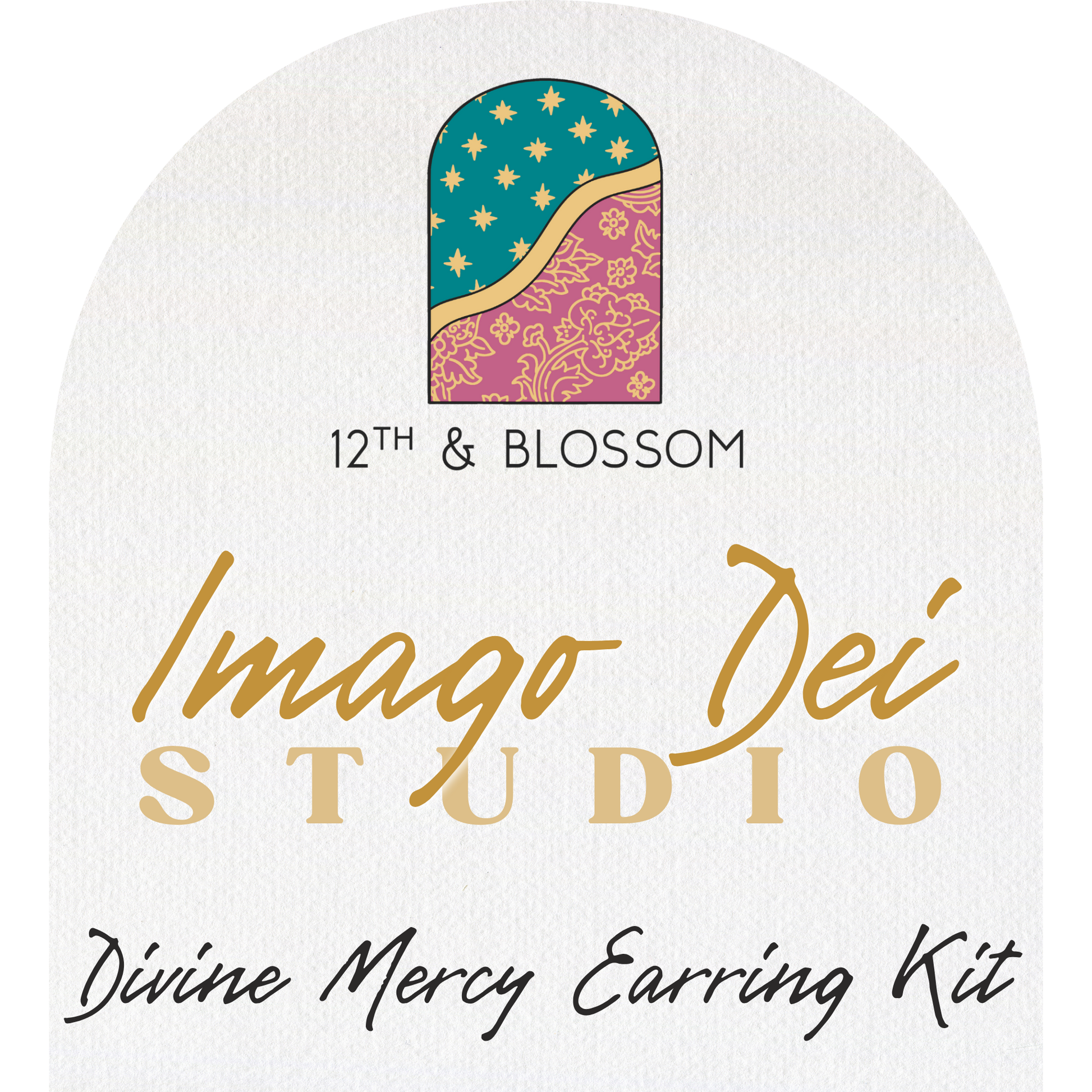 Catholic Crafts Divine Mercy Earring Kit