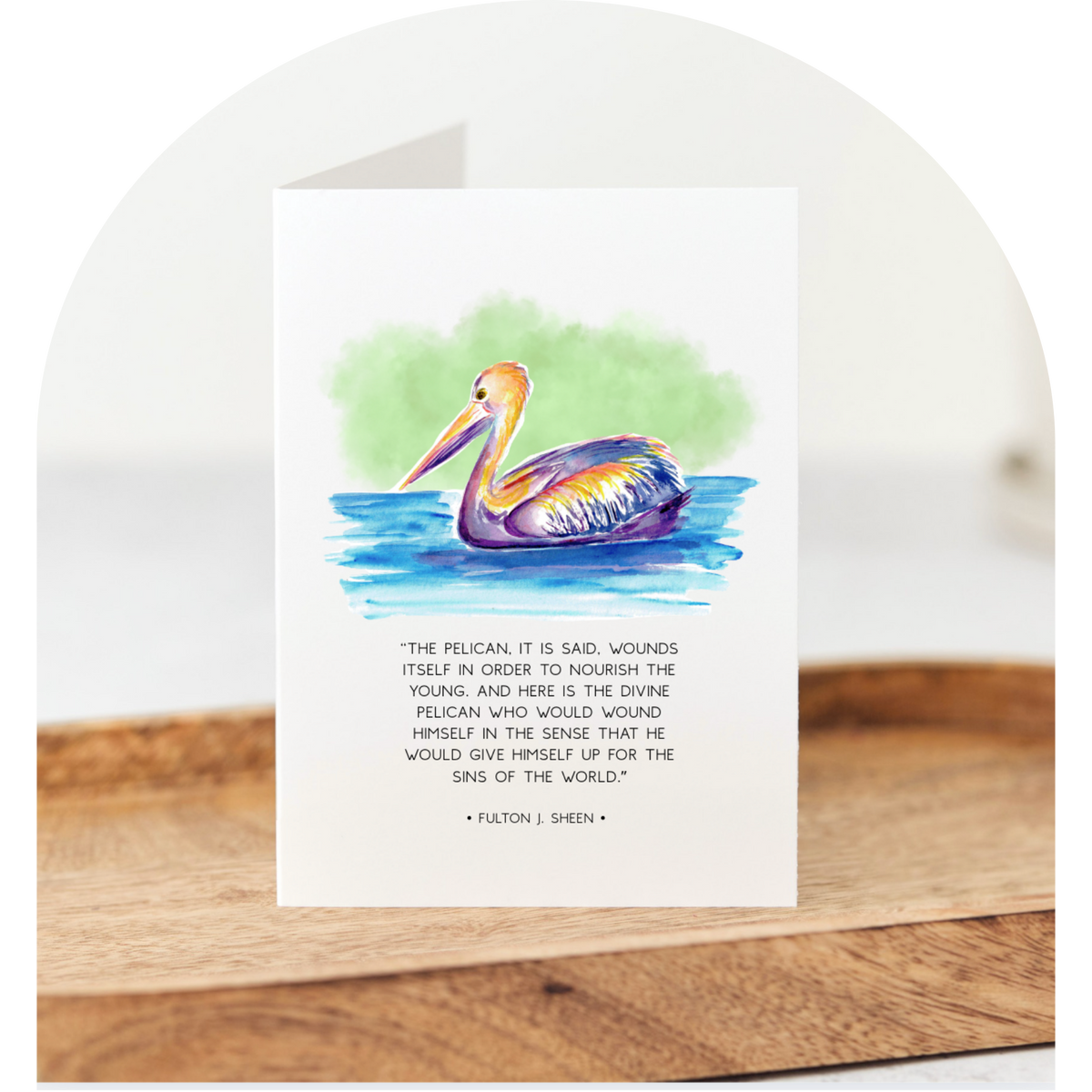 Fulton J. Sheen Pelican Blank Notecards Set of 10
