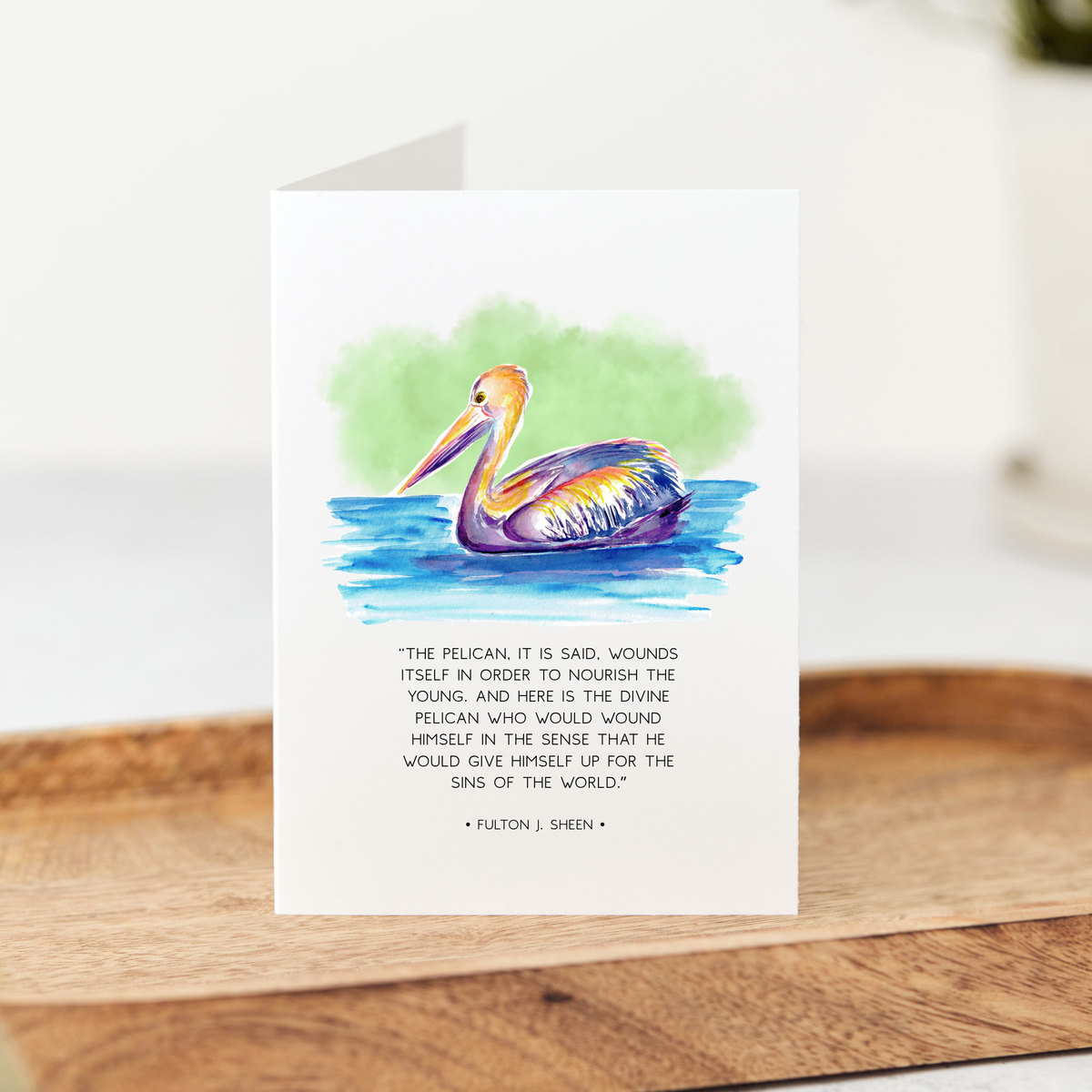 Fulton J. Sheen Pelican Blank Notecards Set of 10