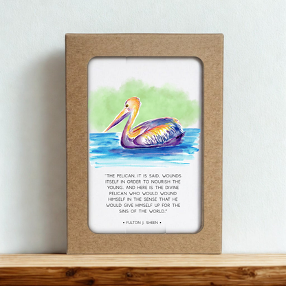Fulton J. Sheen Pelican Blank Notecards Set of 10