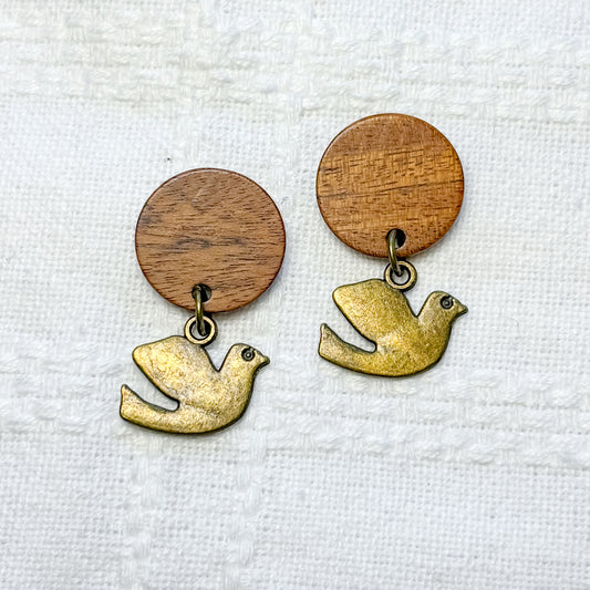 Saint Francis of Assisi Earrings and Print