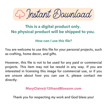 Instant Download - Our Lady of Kibeho