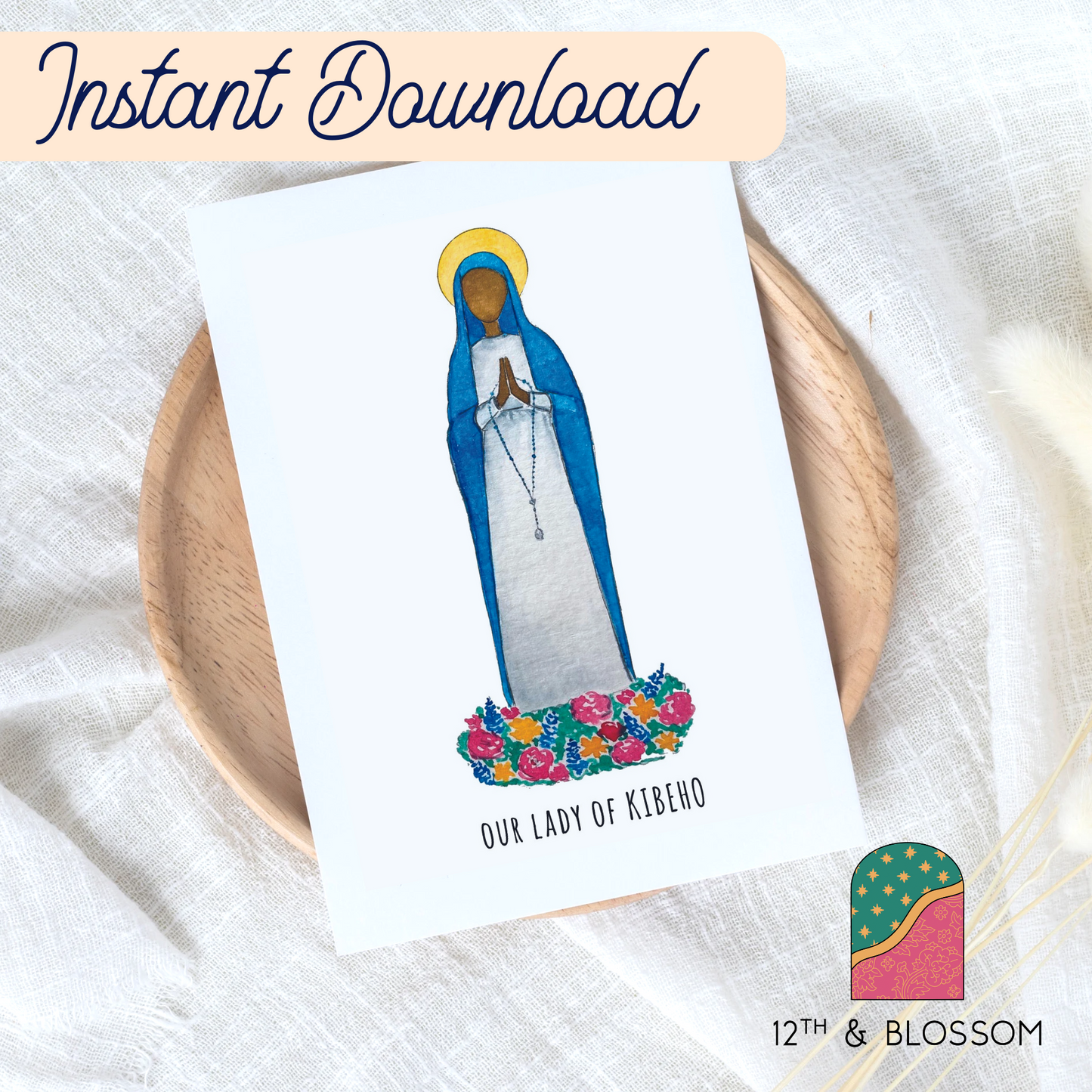 Instant Download - Our Lady of Kibeho