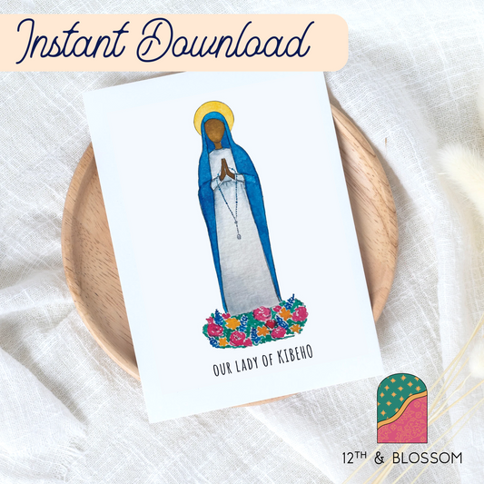 Instant Download - Our Lady of Kibeho