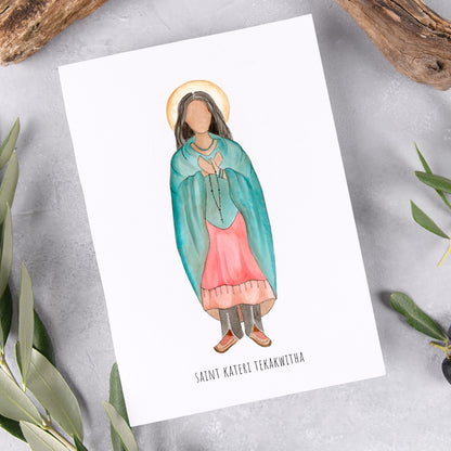 Art Print - Saint Kateri of Tekakwitha