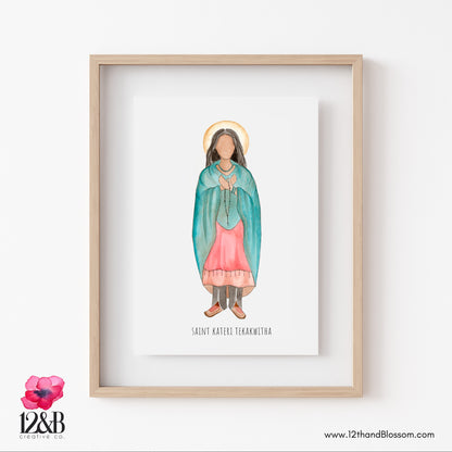 Art Print - Saint Kateri of Tekakwitha