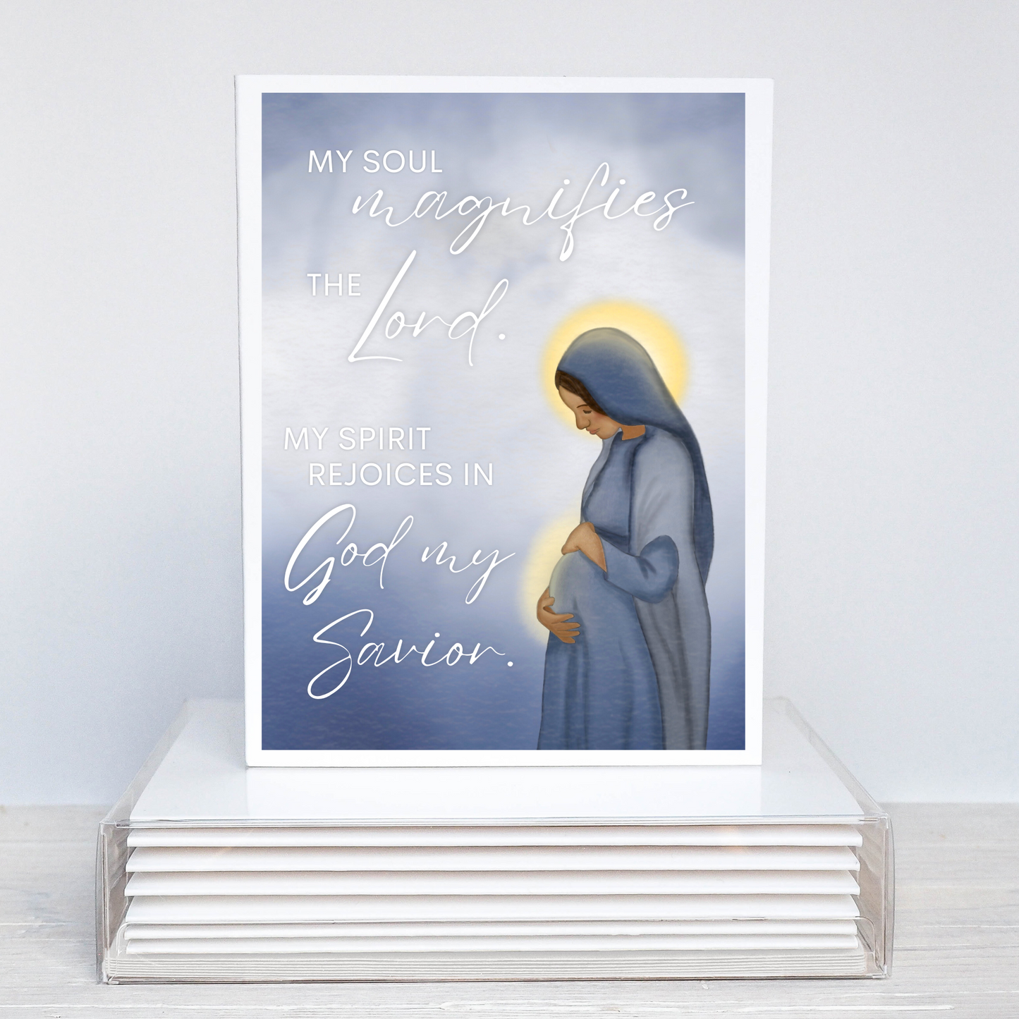 Pregnant Mary Magnificat Cards