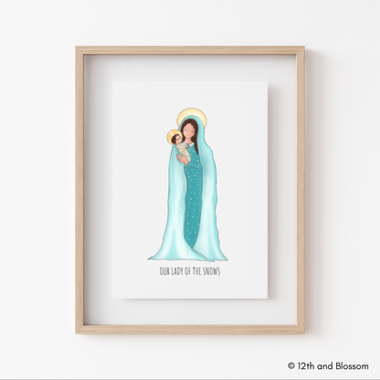Art Print - Our Lady of the Snows