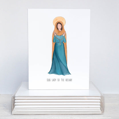 Our Lady of the Rosary Notecards - Set of 10