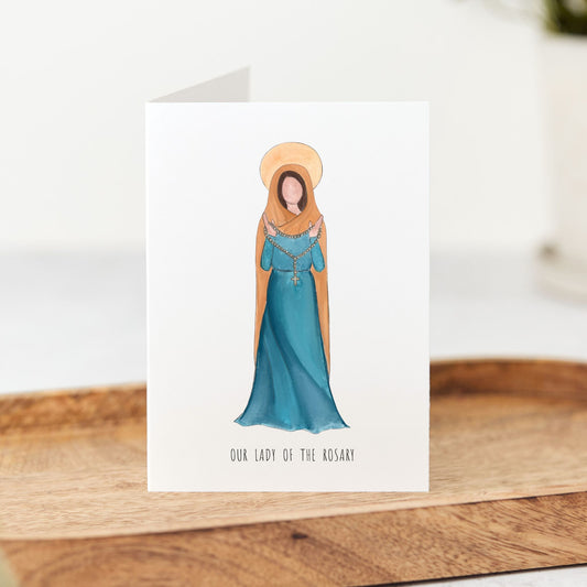 Our Lady of the Rosary Notecards - Set of 6