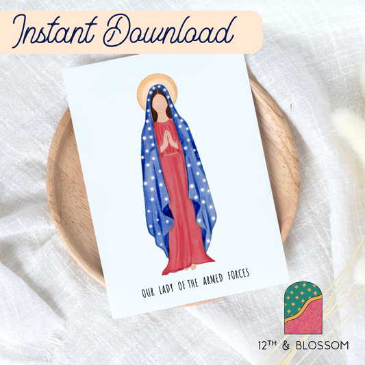 Instant Download - Our Lady of the Armed Forces