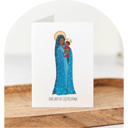 Our Lady of the Czestochowa Blank Notecards Set of 10