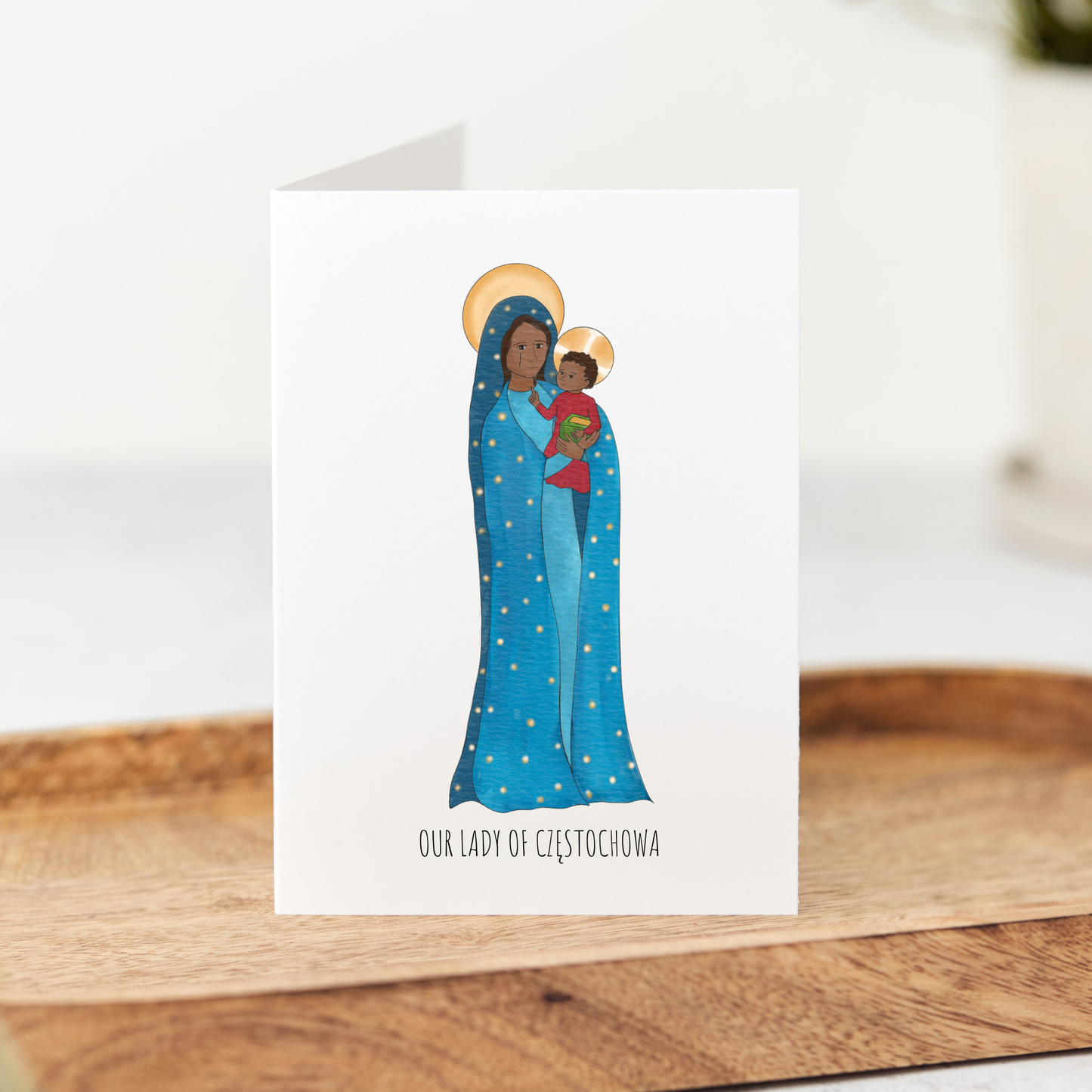 Our Lady of the Czestochowa Blank Notecards Set of 10