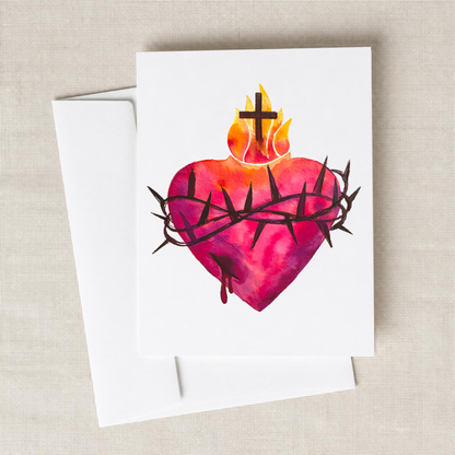 Sacred Heart Blank Notecards Set of 10