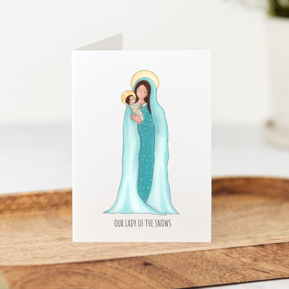 Our Lady of the Snows Blank Notecards Set of 10